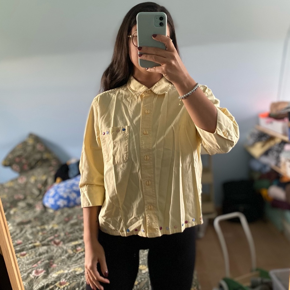 Christopher & Banks Vintage Pastel Blouse